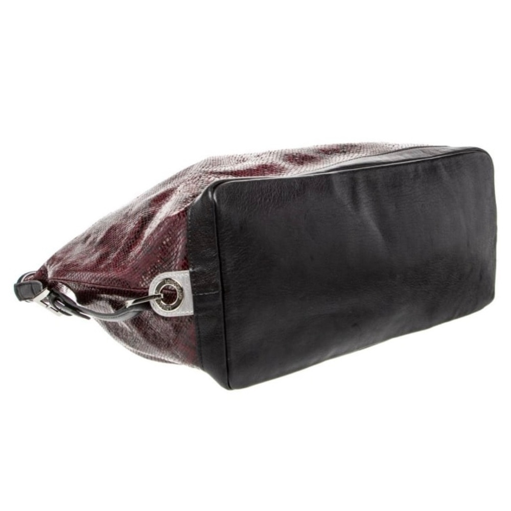 *RARE* AUTHENTIC LONGCHAMP Burgundy Embossed Leather Tote - NEW $400USD/$550CDN - Picture 9 of 16